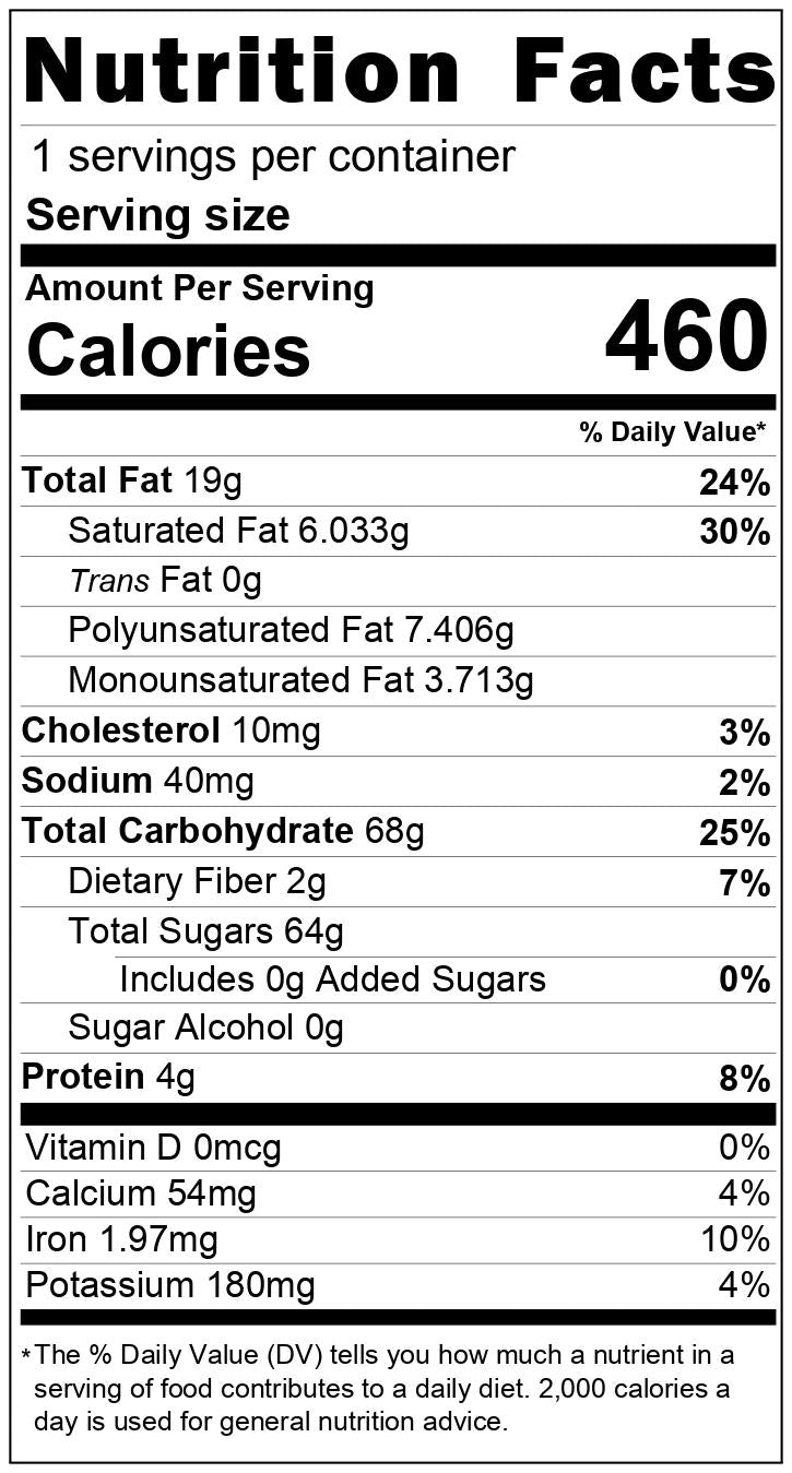 Chestnut Cake 3.85lb (0034)